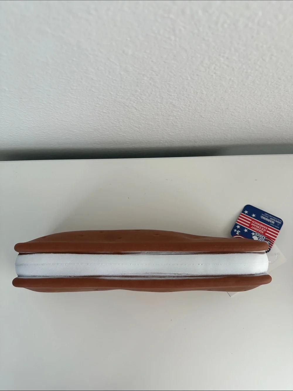 Giant Squishy ICE CREAM SANDWICH Sunny Days Fidget- Kids Sensory Squeeze Toy